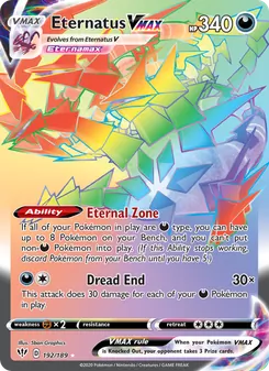 Eternatus VMAX, Darkness Ablaze No. 192 Holo