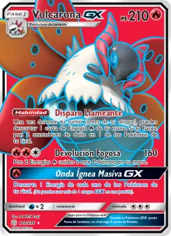 Volcarona GX, Eclipse Cósmico No. 213 Normal