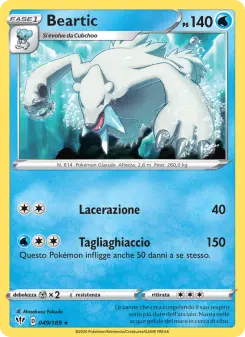 Beartic, Fiamme Oscure No. 49 Normal