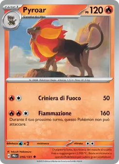 Pyroar, Evoluzioni Prismatiche No. 016 Normal