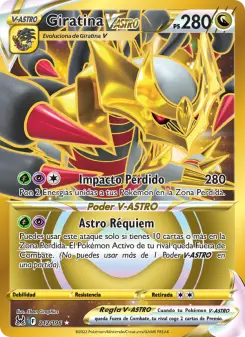 Giratina V-ASTRO, Origen Perdido Nº 212 Holo
