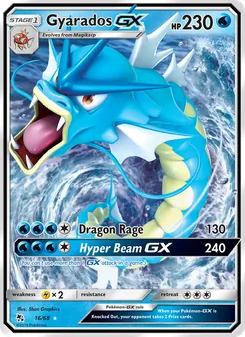 Gyarados GX, Hidden Fates No. 16 Normal