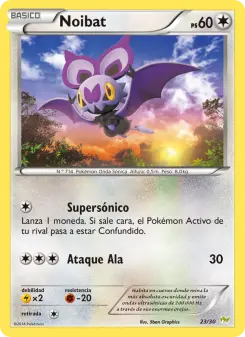 Noibat, Kit de Entrenador XY (Noivern) Nº 23 Normal