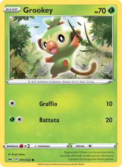 Grookey, Spada e Scudo No. 11 Normal