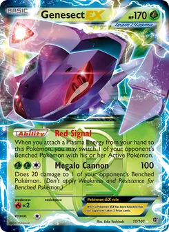 Genesect-EX, Plasma Blast Nº 11 Normal