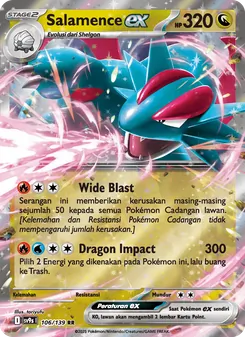 Salamence ex, Ikatan Takdir Nº 106 Normal