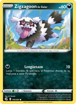 Zigzagoon de Galar, Golpe Fusión No. 159 Normal