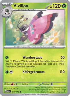 Vivillon, Karmesin & Purpur No. 010 Normal