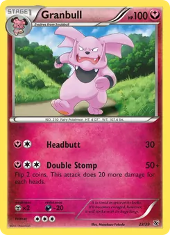 Granbull, Kalos Starter Set No. 23 Normal