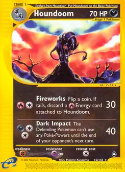 Houndoom, Aquapolis No. 15