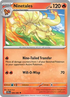 Ninetales, Chaos Rising No. 009 Normal