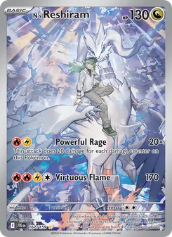 N's Reshiram, Journey Together No. 167 Holo