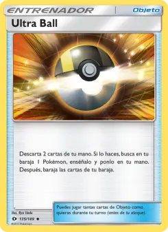 Ultra Ball, Sol y Luna Nº 135 Normal