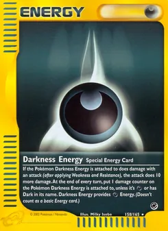 Darkness Energy, Expedition Base Set Nº 158 Normal