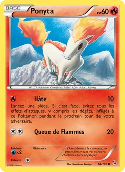 Ponyta, Étincelles No. 14 Normal