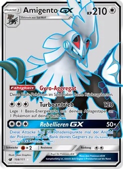 Amigento GX, Aufziehen der Sturmröte Nº 108 Normal