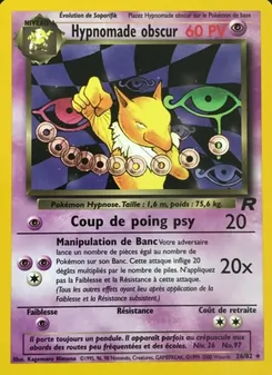 Hypnomade obscur, Team Rocket No. 26 Normal