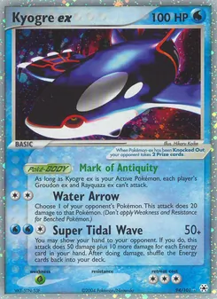 Kyogre ex, Hidden Legends No. 94 Holo