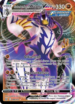 Fließender-Angriff-Wulaosu VMAX, Kampfstile Nº 88 Holo