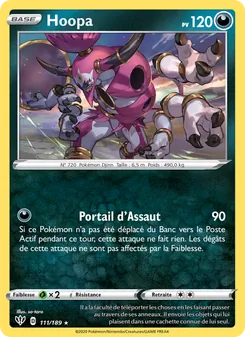 Hoopa, Ténèbres Embrasées Nº 111 Holo