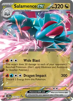 Salamence ex, Journey Together Nº 114 Holo