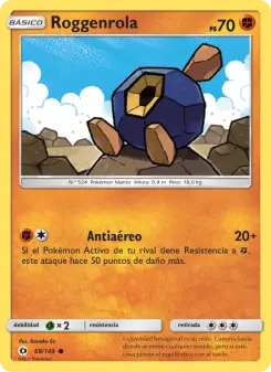 Roggenrola, Sol y Luna Nº 69 Normal