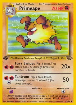 Primeape, Jungle Nº 43 Normal