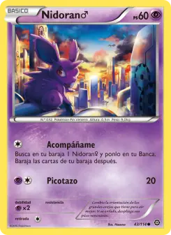 Nidoran♂, Asedio de Vapor Nº 43 Normal