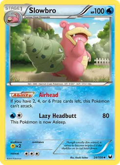 Slowbro, Dark Explorers No. 24 Normal