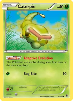 Caterpie, Flashfire No. 1