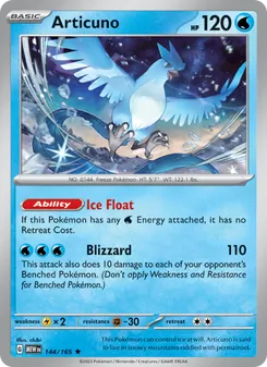 Articuno, 151 No. 144 Holo