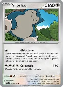Snorlax, Equilibrio Perfetto Nº 063 Normal