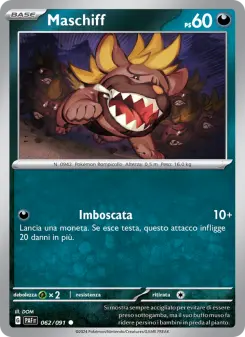 Maschiff, Destino di Paldea Nº 062 Normal