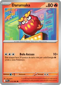 Darumaka, Fuegos Fantasmales Nº 015 Normal