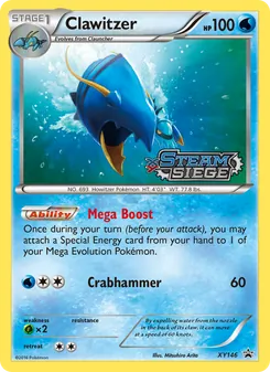 Clawitzer, XY Black Star Promos No. XY146 Normal
