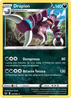 Drapion, Spada e Scudo No. 122 Normal