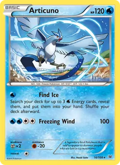 Articuno, Roaring Skies No. 16 Normal