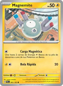 Magnemite, Evoluciones en Paldea No. 065 Normal