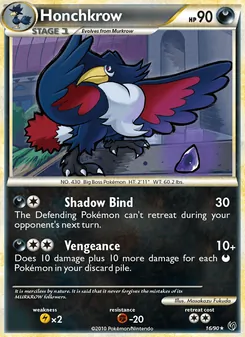 Honchkrow, Undaunted No. 16 Normal
