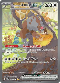 Bloodmoon Ursaluna ex, Twilight Masquerade Nº 216 Holo