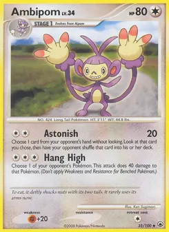 Ambipom, Majestic Dawn Nº 35 Normal