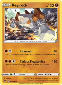 Regirock, Voltaggio Sfolgorante No. 89 Holo
