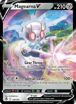 Magearna V, Silver Tempest No. 128 Holo