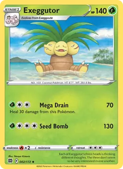 Exeggutor, Brilliant Stars No. 002 Normal