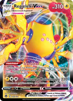 Regieleki VMAX, Tempestad Plateada Nº 058 Holo