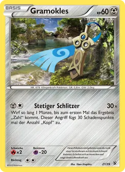 Gramokles, Willkommen in Kalos Nº 21 Normal