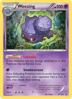 Weezing, XY Black Star Promos Nº XY163 Normal
