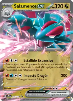Salamence ex, Juntos de Aventuras Nº 114 Holo