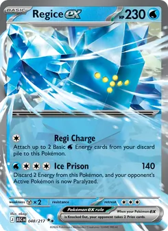 Regice ex, Ascended Heroes Nº 048 Holo