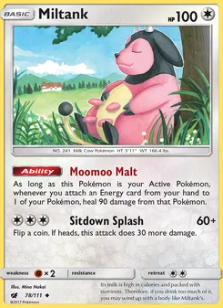 Miltank, Crimson Invasion No. 78 Normal